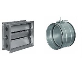 Заслонки регулирующие