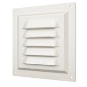 1212МЭ слоновая кость Решетка вентиляционная оцинкованная сталь сетка 125*125 ЭРА