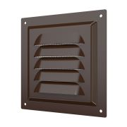 1212МЭ корич Решетка вентиляционная оцинкованная сталь сетка 125*125 ЭРА