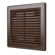 1515P корич Решетка вентиляционная пластик сетка 150*150 ЭРА