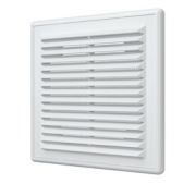 3030P бел Решетка вентиляционная пластик сетка 300*300 ЭРА