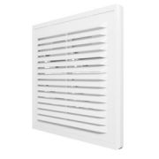 R2121BV бел Решетка вентиляционная разъемная пластик с обратным клапаном 210*210 ЭРА