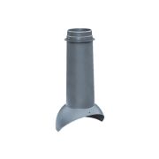 Вентиляционный выход KROVENT VT PIPE Ø 125 изолированный серый