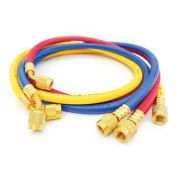 Шланги зарядные LAMPRECH STL HS 3/120 (3*1,2м) красный/синий 1/4*5/16 желтый 1/4*1/4