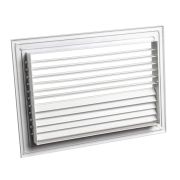 Решетка вентиляционная металлическая RAL 9016 РВ-1 150*400