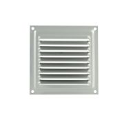 Решетка вентиляционная металлическая 175*175 металлик серый
