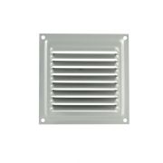Решетка вентиляционная металлическая 200*200 металлик серый