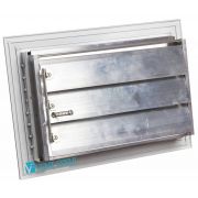 Решетка вентиляционная металлическая RAL 9016 SLK 350*1000