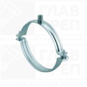 Хомут для воздуховода без резинового профиля (гайка) Ø 100мм