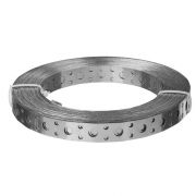 Лента оцинкованная перфорированная 20*0,7 СТ (рулон 25м)