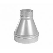 Переход из оцинкованной стали 0,5мм Ø 160/Ø 125 (0,2м) завод