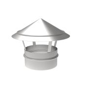 Зонт-колпак крышный из оцинкованной стали 0,5мм Ø 250 завод