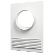 1825РУ10Ф Решетка вентиляционная пластик РУФ 185*254 разъемная фланец d-100/60*120 ЭРА