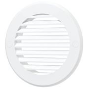 10РК Решетка вентиляционная круглая d-136 вытяжная с фланцем d-100 ЭРА