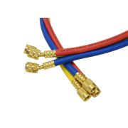 Шланги зарядные ROYAL CLIMA RT HS 3/110 (3*1,1м) красный/синий 1/4*5/16 желтый 1/*1/4